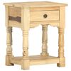 vidaXL Table de chevet 40 x 35 x 50 cm Bois de manguier solide