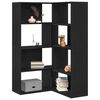 vidaXL Biblioth&egrave;que 2 pcs Ch&ecirc;ne noir 85 x 85 x 140 cm