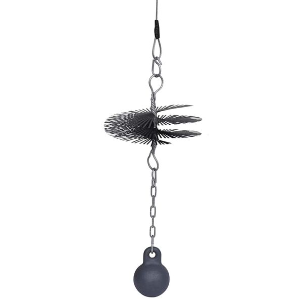 Brosse ronde pour chemin&eacute;e Dia. 15 cm