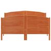 vidaXL Cadre de lit sans matelas cire marron 140x200cm bois pin massif