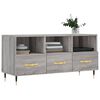 vidaXL Meuble TV sonoma gris 102x36x50 cm bois d'ing&eacute;nierie