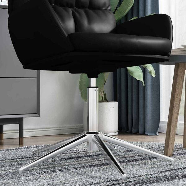 vidaXL Cylindre à gaz de chaise de bureau Chrome 18,5 cm Fer