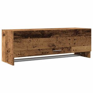 vidaXL Garde-robe vieux bois 100x32,5x35 cm bois d'ing&eacute;nierie