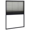vidaXL Moustiquaire pliss&eacute;e pour fen&ecirc;tre Aluminium Anthracite 80x120cm