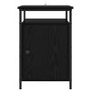 vidaXL Cabinet de chevet Ch&ecirc;ne noir 40 x 42 x 60cm Bois d'ing&eacute;nierie