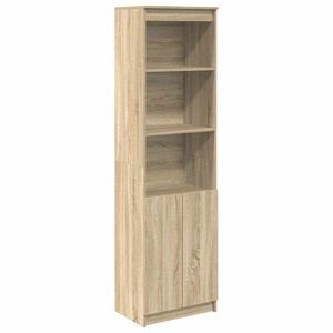 vidaXL Buffet haut ch&ecirc;ne sonoma 50x35x180 cm bois d'ing&eacute;nierie