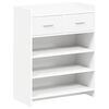 vidaXL Cabinet &agrave; chaussures Blanc 73,5 x 36 x 92 cm Bois d'ing&eacute;nierie