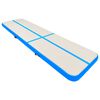 vidaXL Tapis gonflable de gymnastique avec pompe 800x100x20cm PVC Bleu