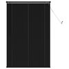 vidaXL Store V&eacute;nitien Noir 150 x 100 cm 25 mm PVC