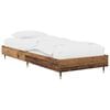 vidaXL Cadre de lit Bois ancien 80 x 200 cm Bois d'ing&eacute;nierie