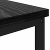 vidaXL Table basse Ch&ecirc;ne noir 100 x 51 x 45 cm Bois d'ing&eacute;nierie