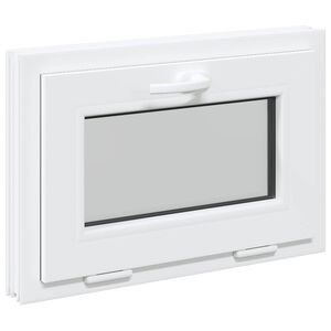 vidaXL Fen&ecirc;tre de sous-sol RISOR 60 x 40 cm PVC et verre