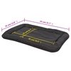 vidaXL Matelas pour chiens Taille M Noir