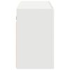 vidaXL Armoire murale de bain blanc 100x25x40 cm bois d'ing&eacute;nierie