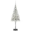 vidaXL Sapin de Noël avec 150 LED Blanc 120 cm PE et Acier