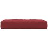 vidaXL Coussin de palette rouge bordeaux 60x60x9,5 cm tissu oxford