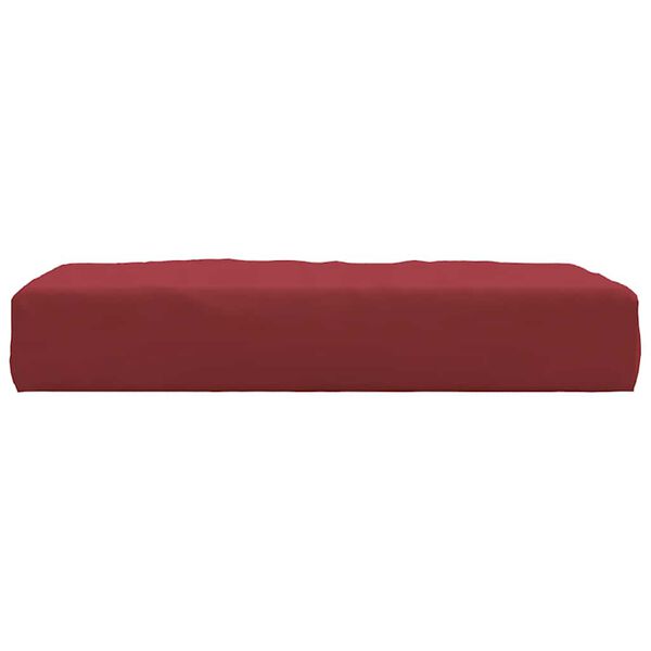 vidaXL Coussin de palette rouge bordeaux 60x60x9,5 cm tissu oxford
