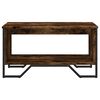 vidaXL Table basse chêne fumé 75x51x40 cm bois d'ingénierie