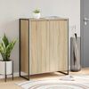 vidaXL Cabinet &agrave; chaussures Sonoma 79 x 36 x 100 cm Bois d'ing&eacute;nierie
