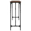 vidaXL Table console chêne marron 200x29x75 cm bois d'ingénierie