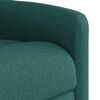 vidaXL Fauteuil inclinable vert fonc&eacute; tissu