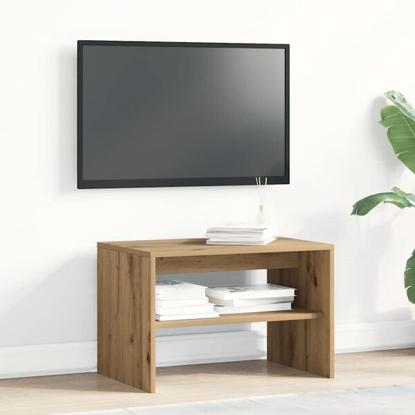 vidaXL Meuble TV ch&ecirc;ne artisanal 60x40x40 cm bois d'ing&eacute;nierie