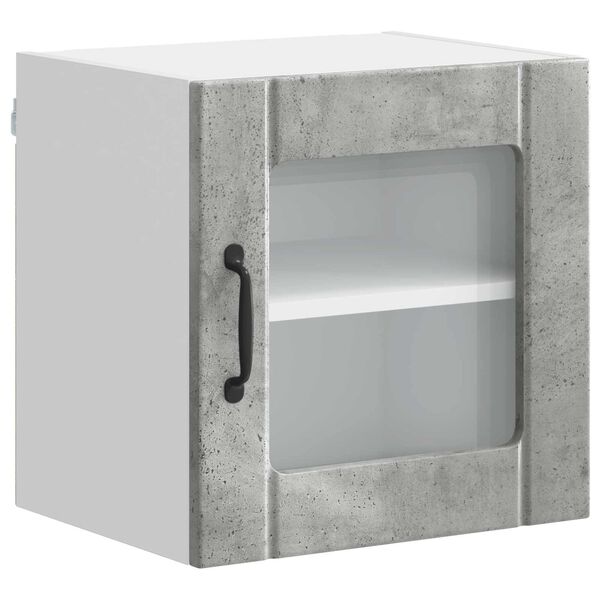 vidaXL Armoire de cuisine Lucca Gris b&eacute;ton 40 x 31 x 40 cm