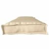 vidaXL Set de coussins de palette 2 pcs Beige 180 x 40 x 8 cm