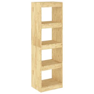 vidaXL Biblioth&egrave;que/S&eacute;parateur de pi&egrave;ce 40x30x135,5 cm pin massif