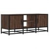 vidaXL Meuble TV chêne marron 100x35x41 cm bois d'ingénierie et métal