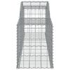 vidaXL Paniers à gabions arqués 8 pcs 300x50x60/80 cm fer galvanisé