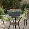 vidaXL Cache-pot de jardin 5 pcs Anthracite 50 x 50 x 15 cm