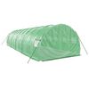 vidaXL Serre avec cadre en acier vert 30 m² 10x3x2 m