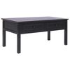 vidaXL Table basse Noir 100x50x45 cm Bois