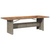 vidaXL Ensemble de salle &agrave; manger pour jardin 11 pcs Gris et marron