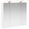 vidaXL Armoire Miroir de Salle de Bain Blanc 80 x 14.5 x 70 cm