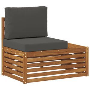 vidaXL Canap&eacute; d'ext&eacute;rieur extr&eacute;mit&eacute; Naturel 91 x 63 x 73 cm
