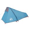 vidaXL Tente de camping tunnel 1 personne bleu imperméable