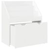 vidaXL Biblioth&egrave;que pour enfants Blanc brillant 60 x 29,5 x 69 cm