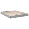 vidaXL Cadre de lit sans matelas gris b&eacute;ton 160x200 cm