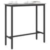 vidaXL table Gris Sonoma 100 x 40 x 100,5 cm