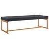 vidaXL Housse de Table Uni Noir 102 x 202 x 15 cm tissu