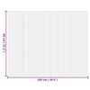 vidaXL Tapis rectangulaire naturel 80x100 cm bambou