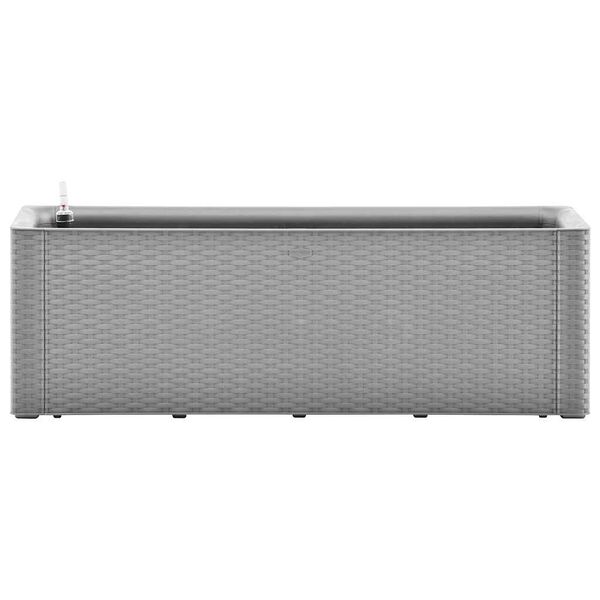 vidaXL Lit sur&eacute;lev&eacute; de jardin avec syst&egrave;me d'arrosage Gris 100x43x33cm