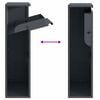 vidaXL Bo&icirc;te de d&eacute;p&ocirc;t de colis Anthracite 44 x 22 x 82 cm Acier