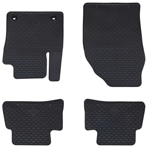 vidaXL Tapis de voiture 4 pcs Noir adapt&eacute; pour Toyota C-HR Hybride TPE
