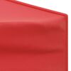 vidaXL Tente de r&eacute;ception pliable avec parois Rouge 3x6 m