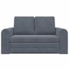vidaXL Canapé-Lit Gris foncé 148 x 71 x 83 cm Velours