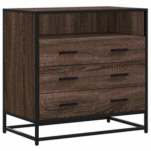 vidaXL Commode ch&ecirc;ne marron 70x41x70 cm bois d'ing&eacute;nierie
