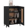 vidaXL Buffet Noir 69,5x34x90 cm Bois d'ingénierie